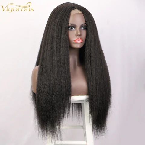 70 human hair blend closure kinky straight