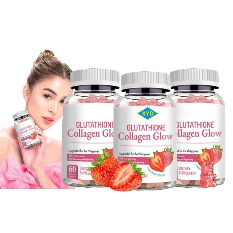 Glutathione collagen brightening amp whitening skin gummies.