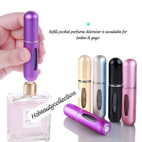 Our empty pocket refill perfume Atomiser is available now for ladies and guys