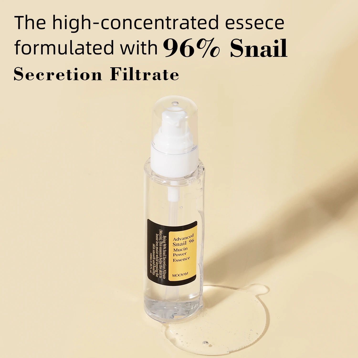 Hydrating snail serum for face