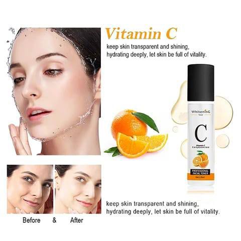 Vitamin C brightening face toner