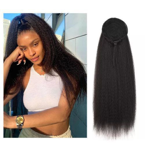 70 human hair ponytail extension