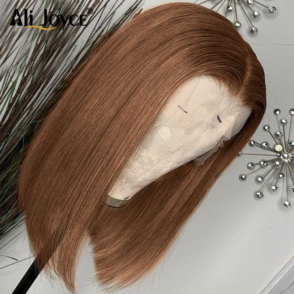 100 human hair full frontal 12 inches bone straight bob